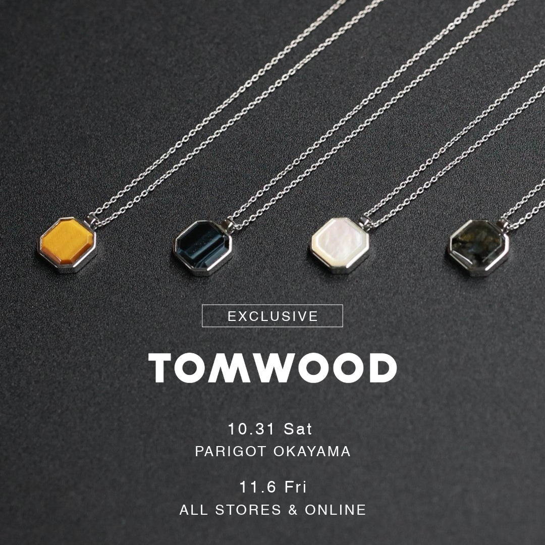 TOM WOOD「Dan Pendant」10/31に岡山で先行発売！