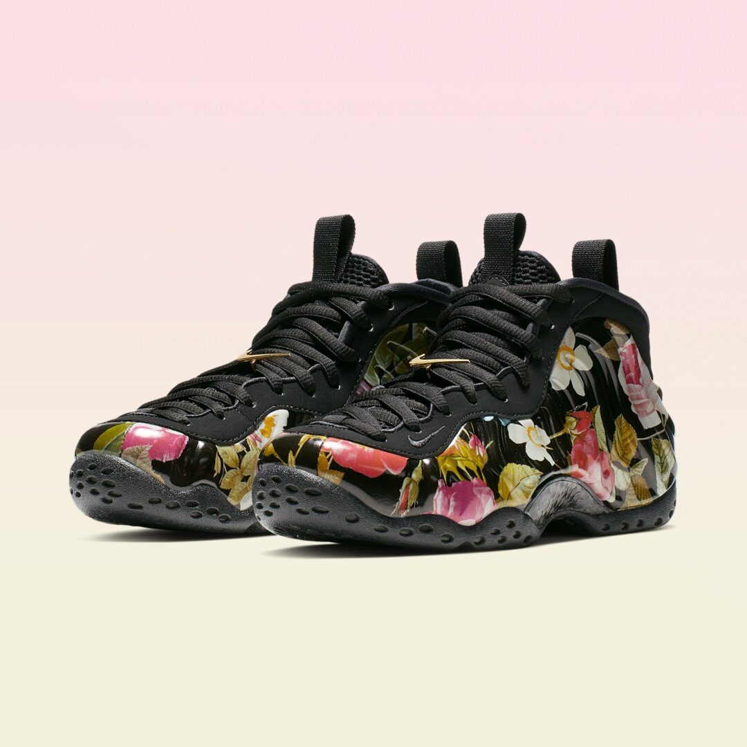 新作NIKE AIR FOAMPOSITE ONE「フローラル/ブラック」12月発売