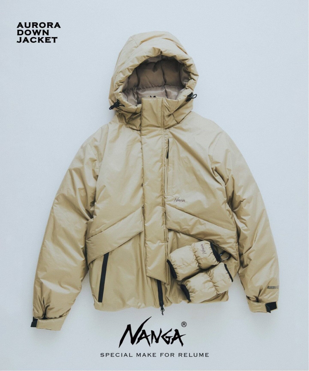 JOURNAL STANDARD relume × NANGA 2026 FW 別注ダウンジャケット、11月上旬発売