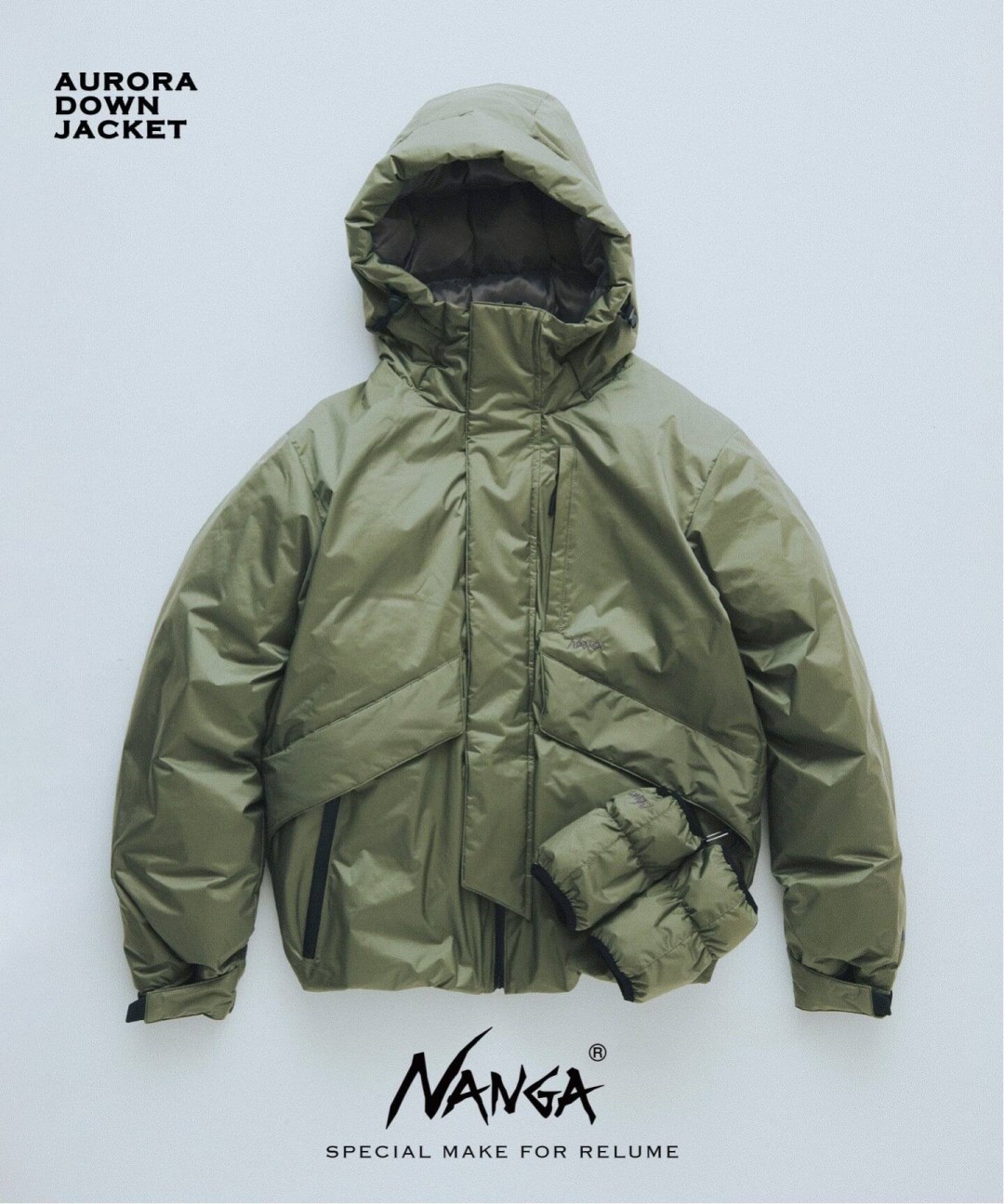 JOURNAL STANDARD relume × NANGA 2026 FW 別注ダウンジャケット、11月上旬発売
