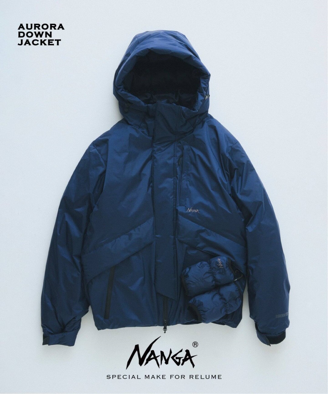 JOURNAL STANDARD relume × NANGA 2026 FW 別注ダウンジャケット、11月上旬発売