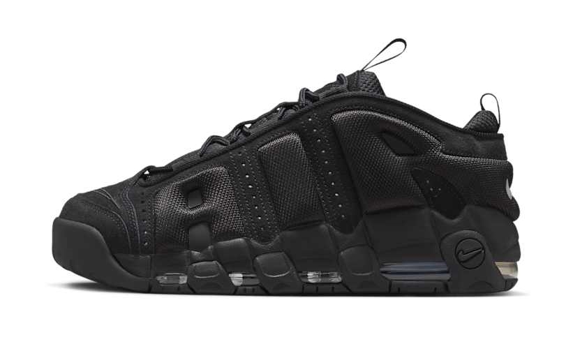 NIKE AIR MORE UPTEMPO LOW “Triple Black” 10/11発売
