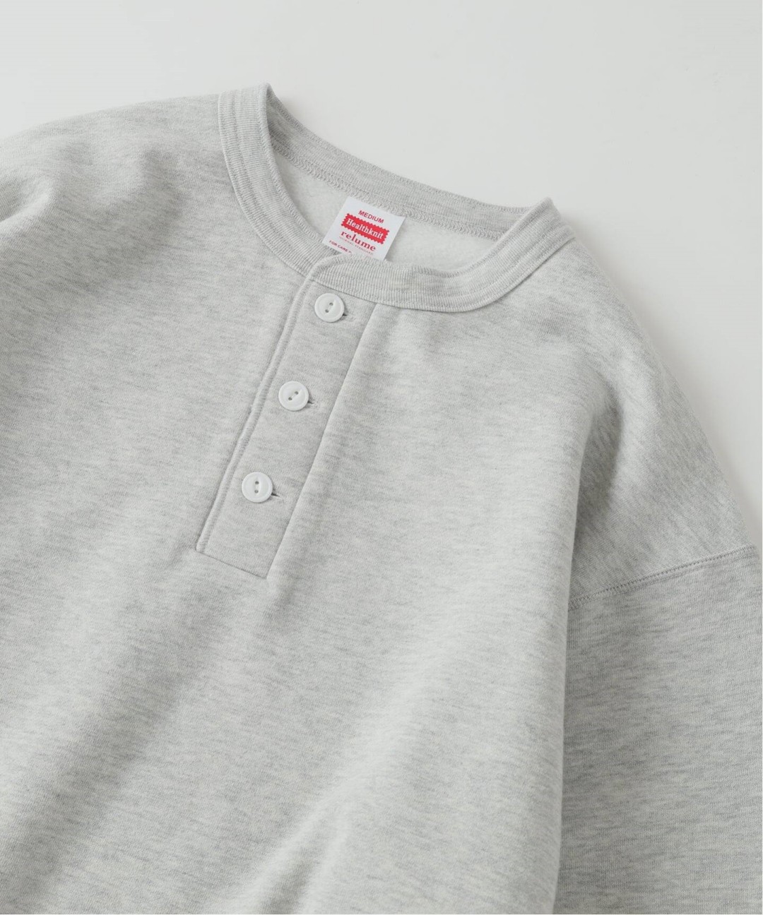 Goss!p｜JOURNAL STANDARD relumeとHealthknitのコラボ新作スウェット登場