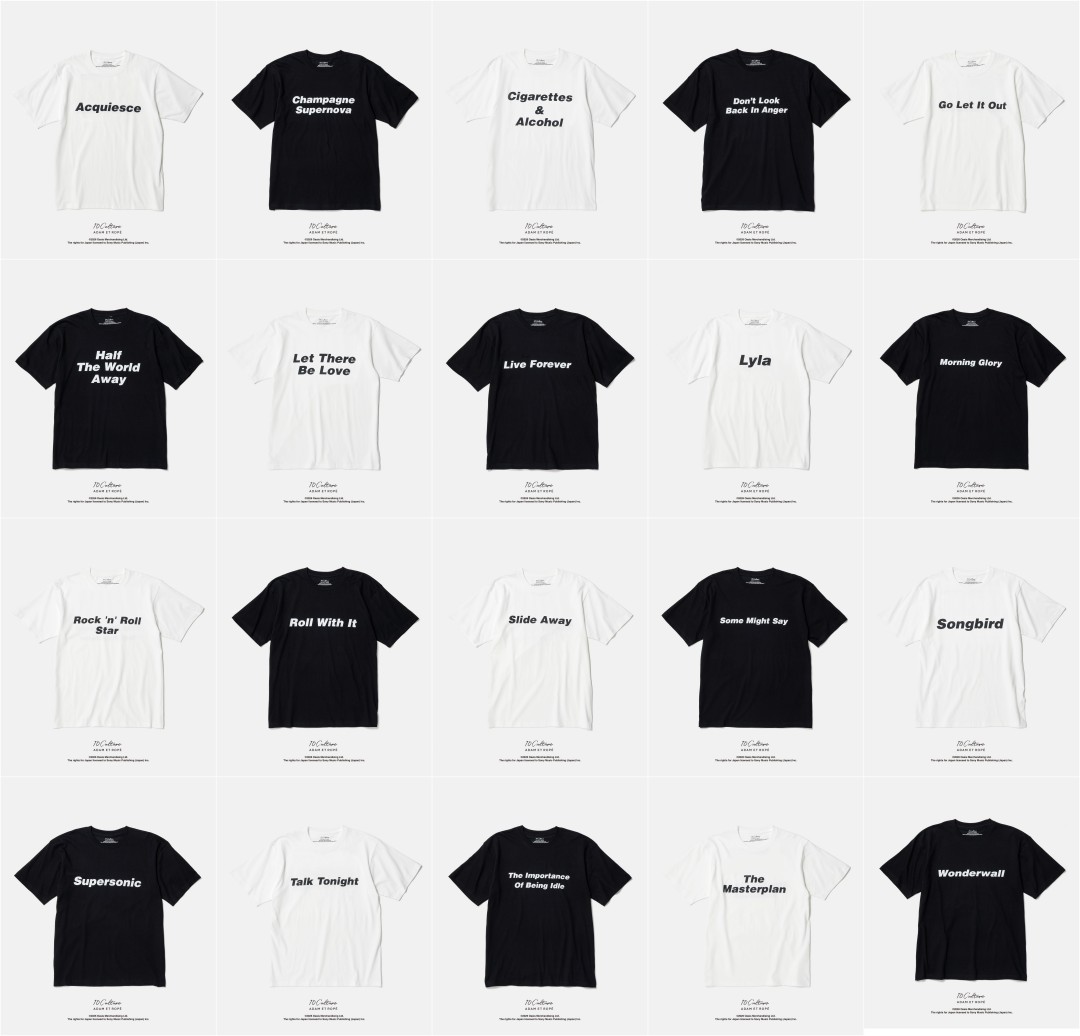 Goss!p｜オアシスとアダム エ ロペの新作Tシャツが登場！