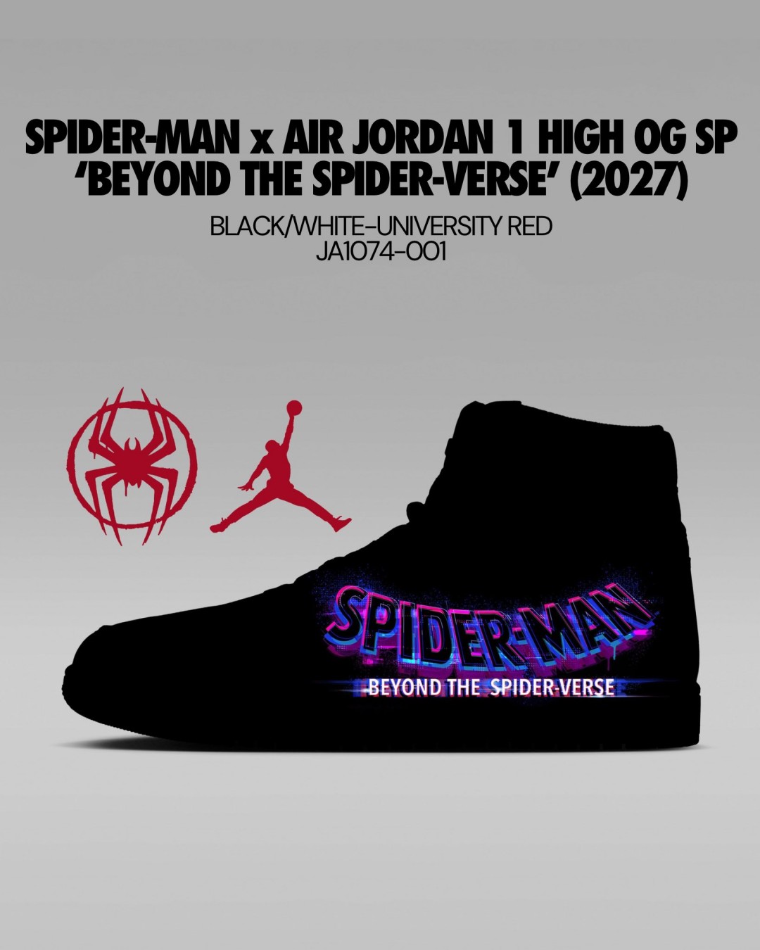 Goss!p｜スパイダーマンとNIKEの夢のコラボ！新作AJ1が登場