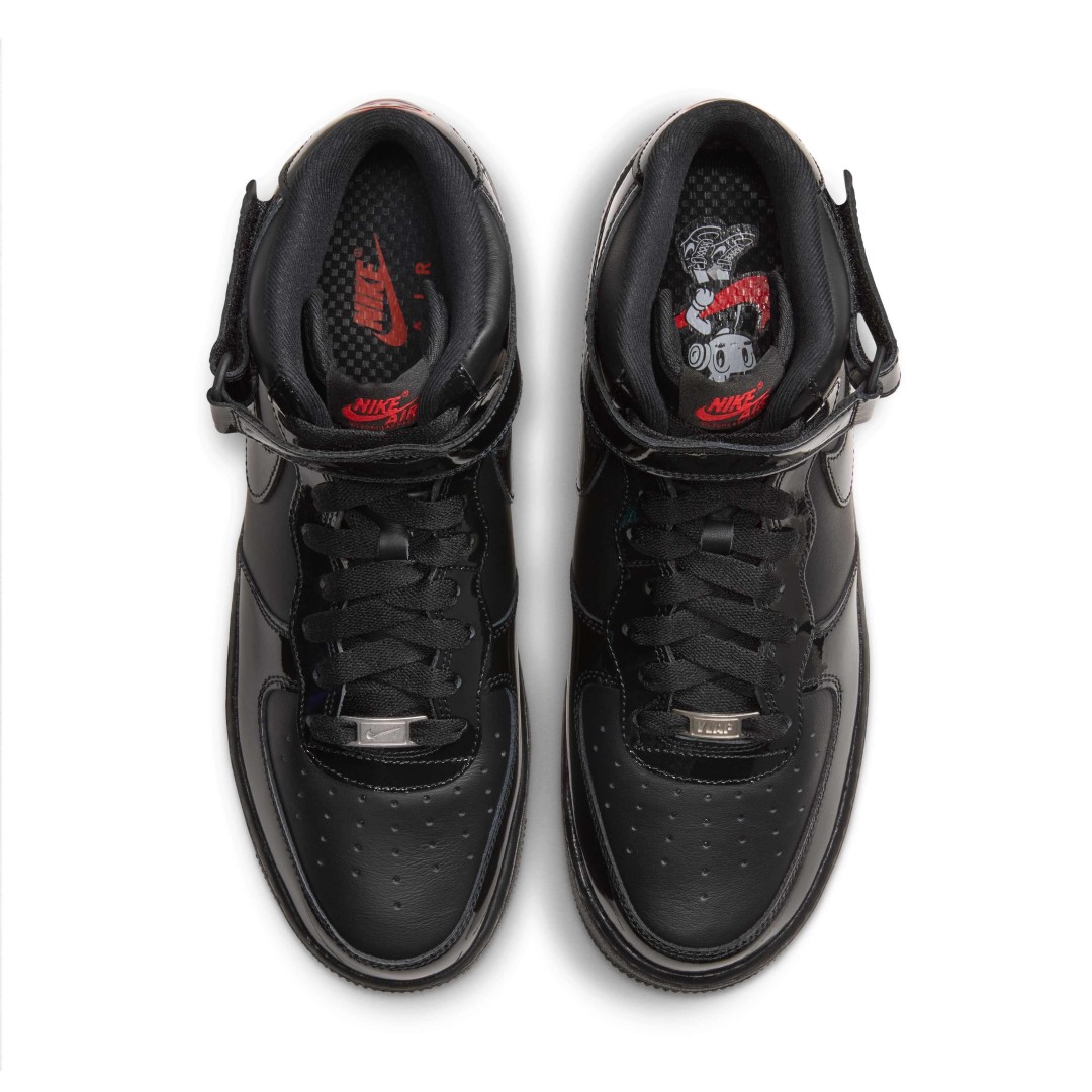 Victory Lap Radio × NIKE AIR FORCE 1 MID “Black”が2026年秋冬に登場！