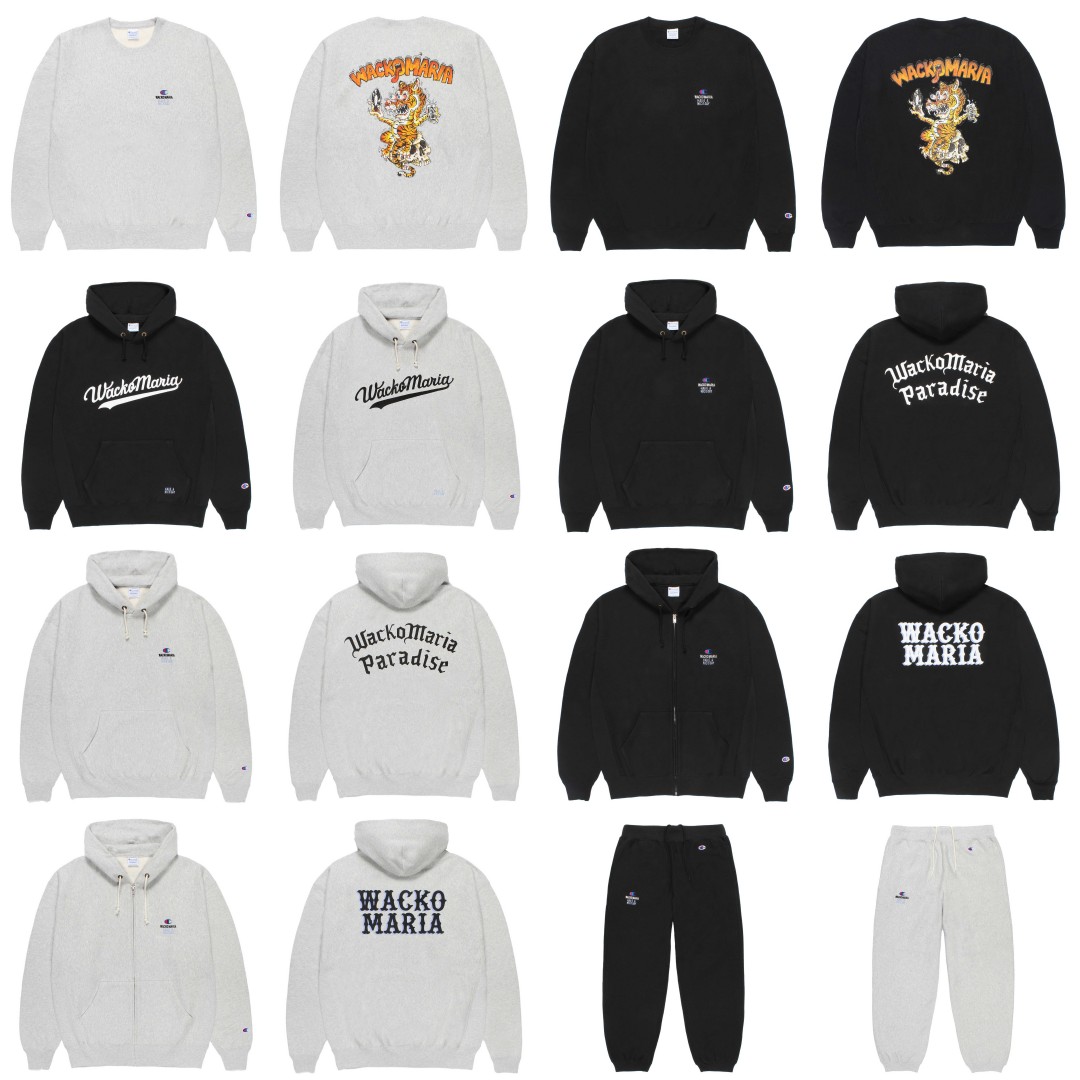 WACKO MARIA × Championの初コラボが10/31登場！