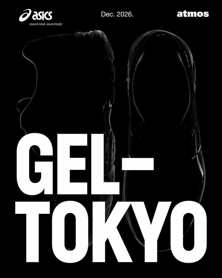 atmos × ASICS GEL-TOKYO 発売日2026年12月予定