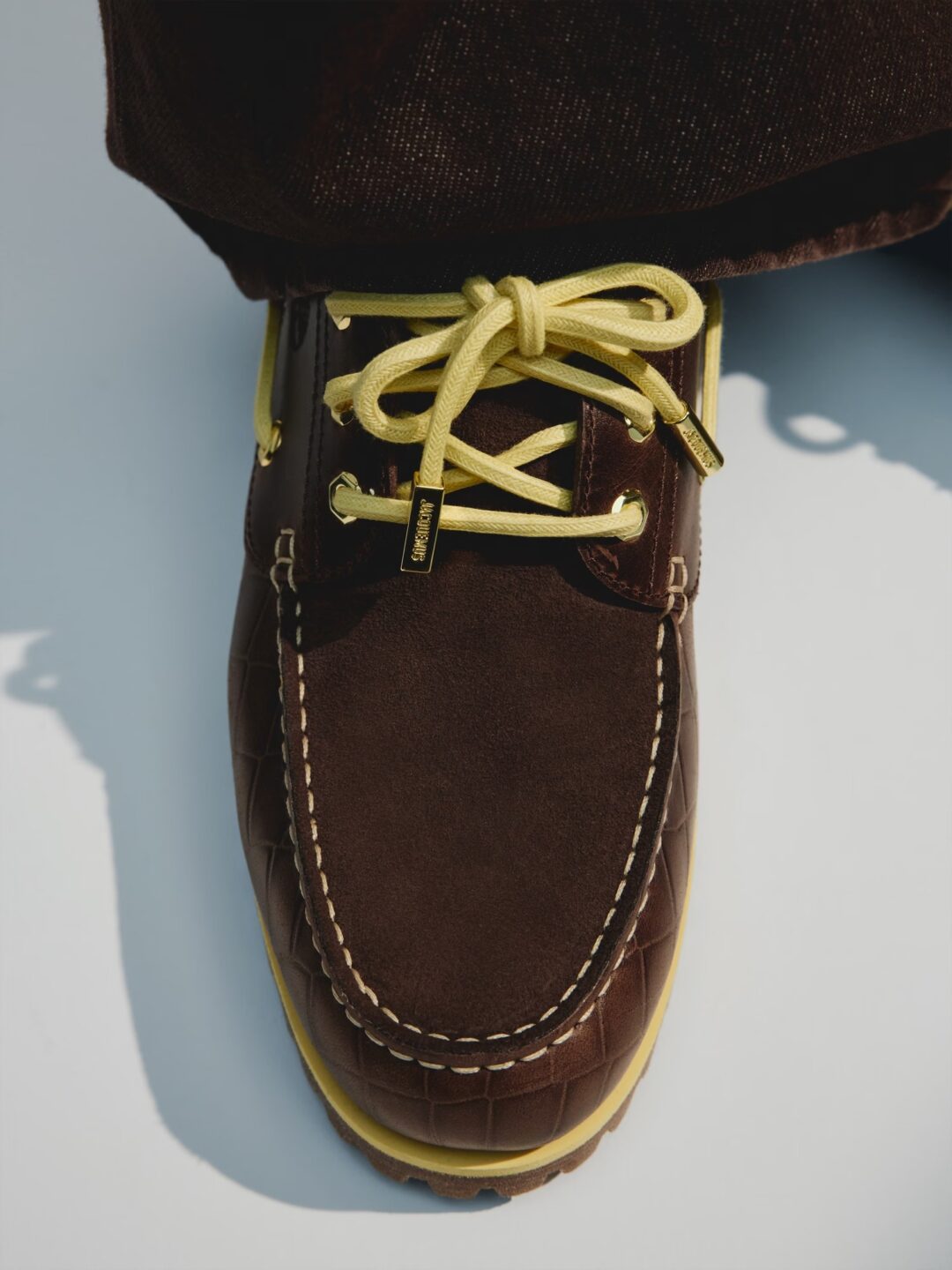 JACQUEMUS × Timberland 新作ボートシューズの詳細公開
