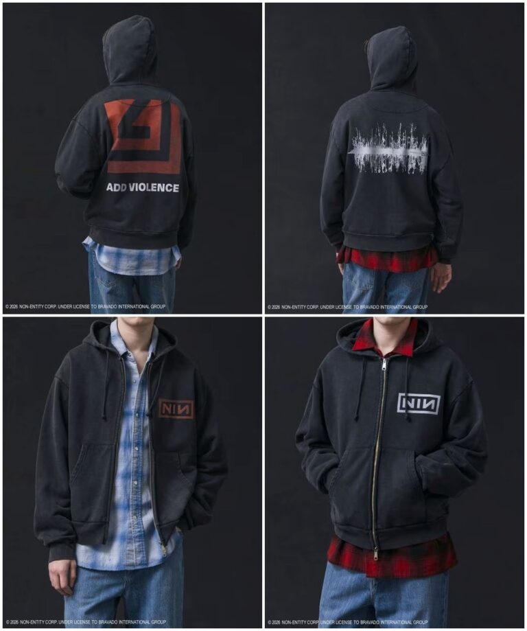 NINE INCH NAILS × monkey time プリント ジップ フーディー ¥19,800 2026年11月上旬発売