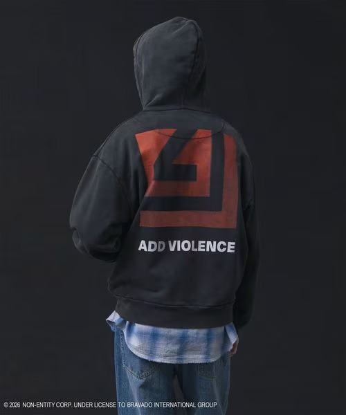 NINE INCH NAILS × monkey time 2026 FW 別注プリントジップフーディーが11月上旬に登場