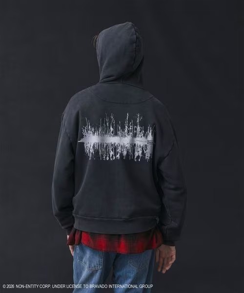 NINE INCH NAILS × monkey time 2026 FW 別注プリントジップフーディーが11月上旬に登場