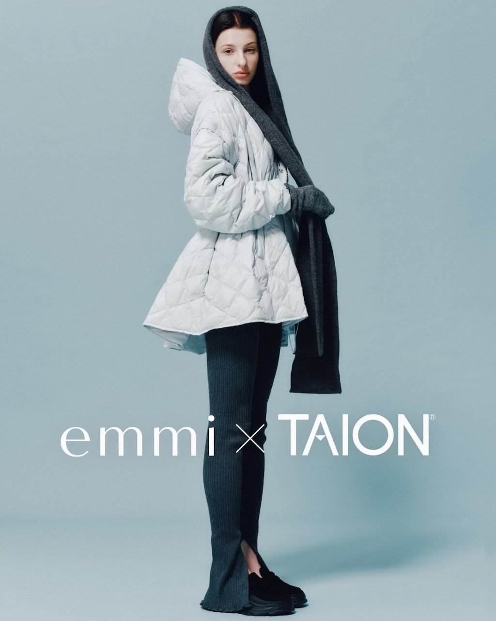 emmi x TAION 26AW 別注ダウンウェア、国内予約開始！