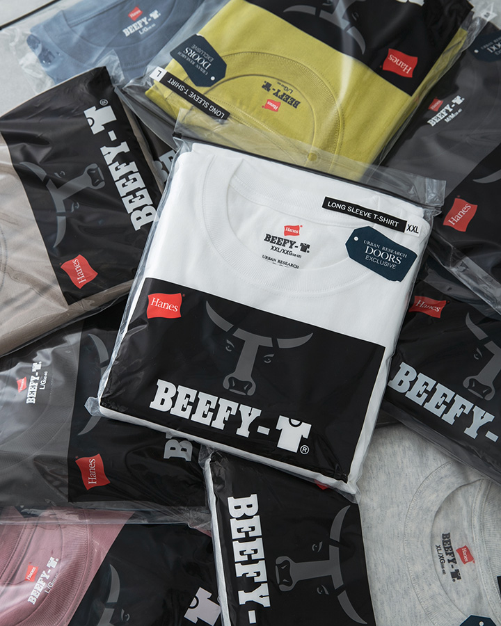 Goss!p｜HanesとURBAN RESEARCH DOORSの新作BEEFY-LS TEEが登場！
