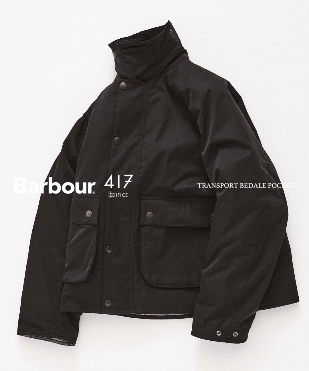 Barbour × 417 EDIFICE別注 TRANSPORT BEDALE POCKETが11月登場