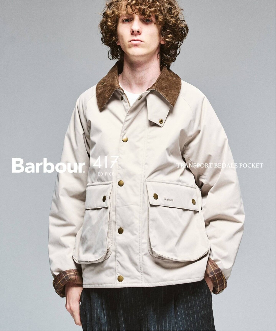 Barbour × 417 EDIFICE別注 TRANSPORT BEDALE POCKETが11月登場