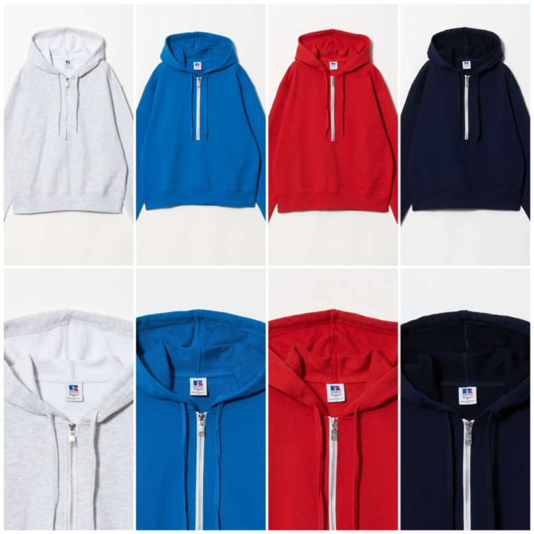 Goss!p|RUSSELL ATHLETICとBEAUTY&YOUTHの新作ハーフジップスウェット登場!