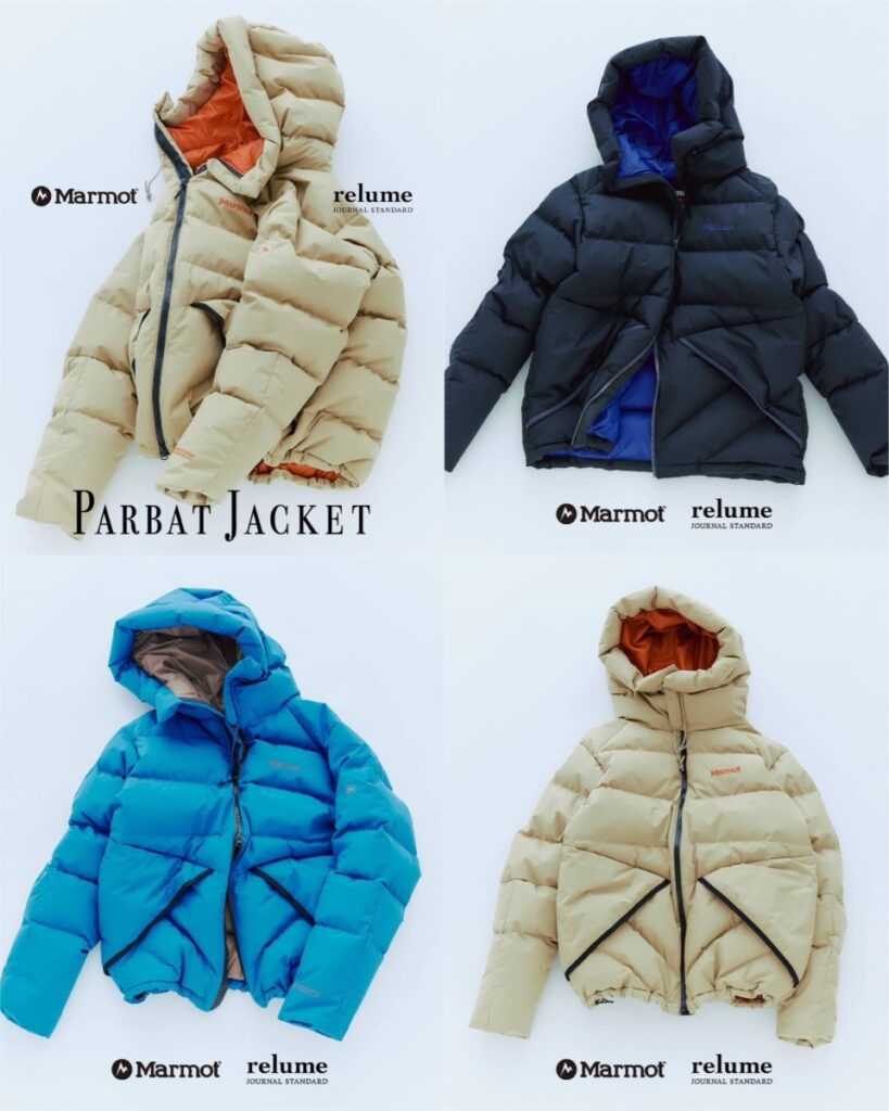 JOURNAL STANDARD relumeとMarmotの新たなコラボパーカ登場