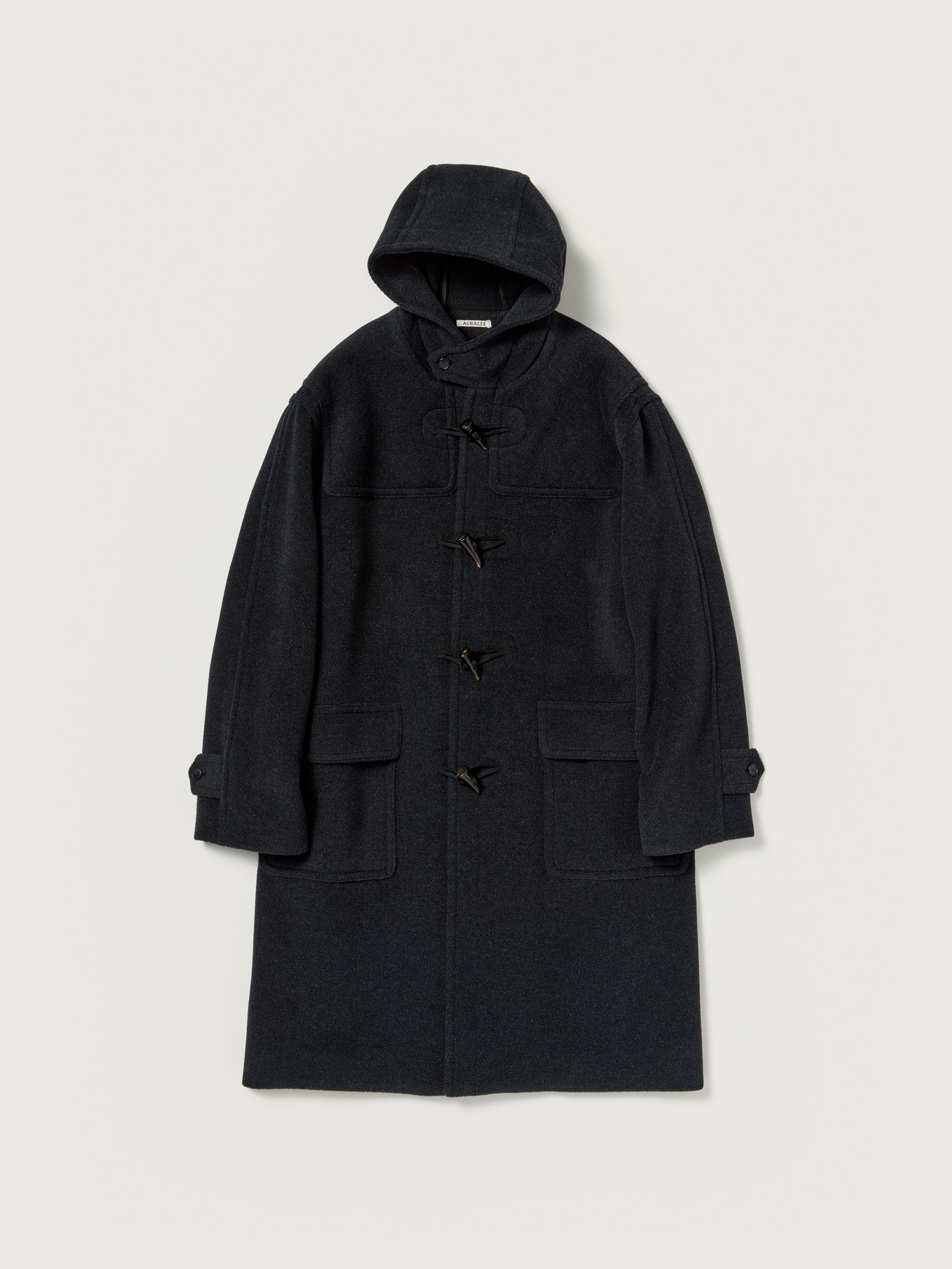 AURALEEの新作「WOOL HERRINGBONE DUFFLE COAT」登場