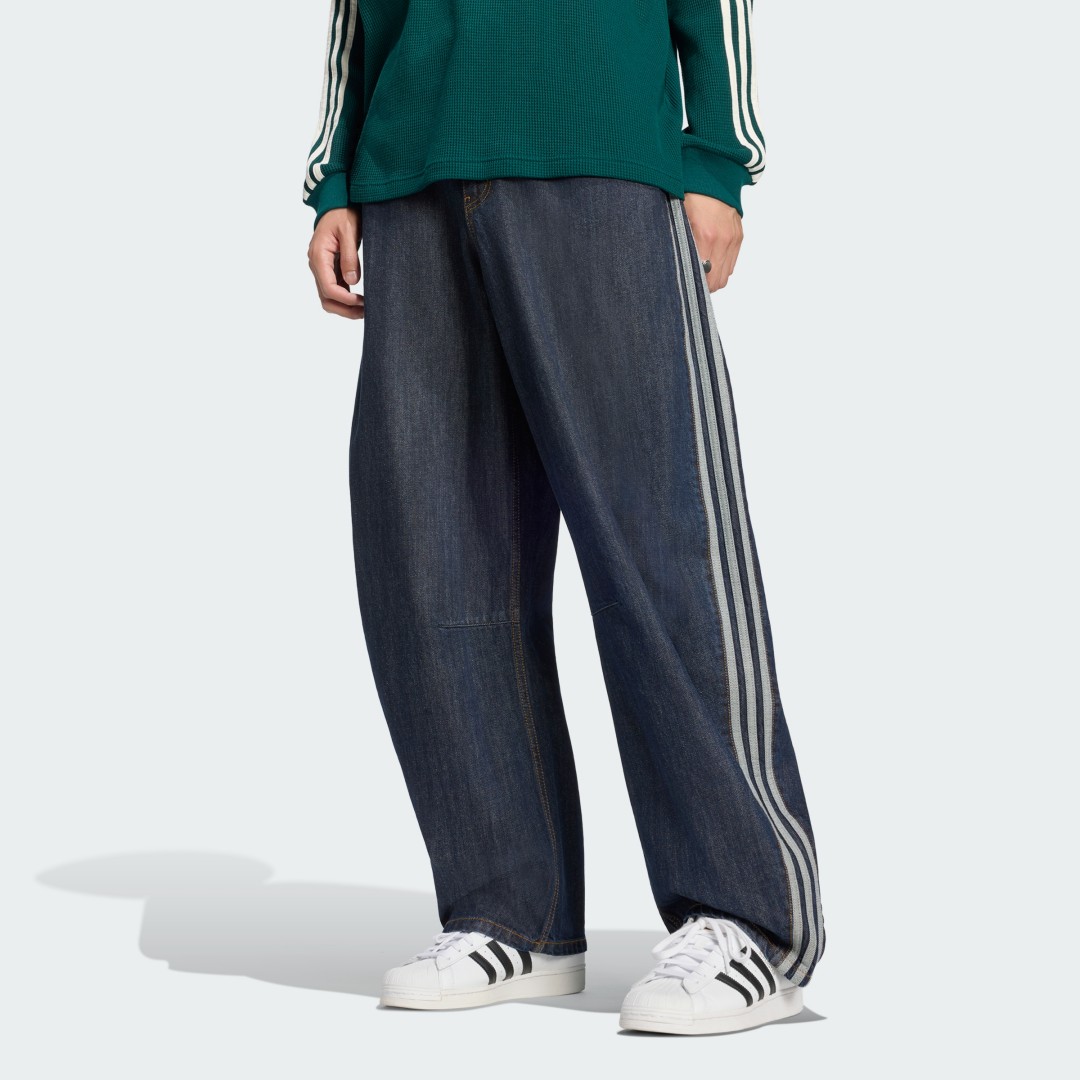 adidas Originals 2026 FW ウィンター クラブ バレルレッグ デニムジーンズ 11/2発売