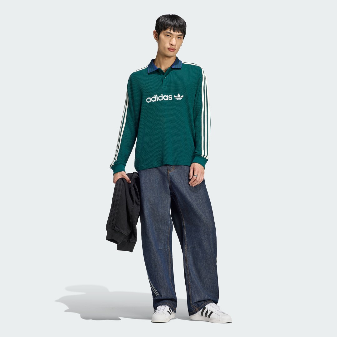 adidas Originals 2026 FW ウィンター クラブ バレルレッグ デニムジーンズ 11/2発売