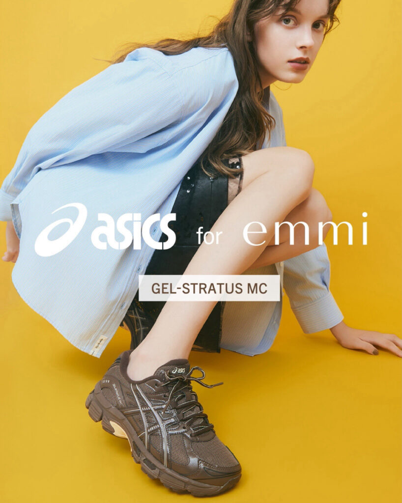 ASICS for emmi別注 GEL-STRATUS MC“BROWN”が10月1日登場