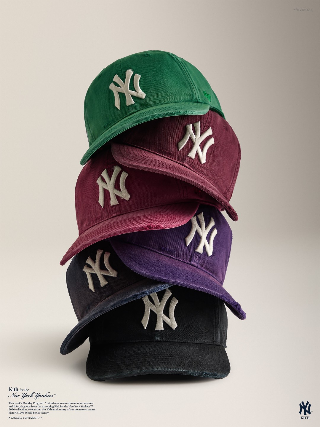 KithがNew York Yankeesとのコラボコレクションを発表！