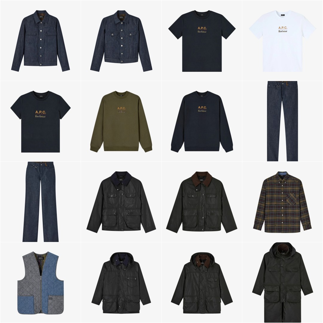 A.P.C. × Barbour 2026 FW コレクションが本日発売