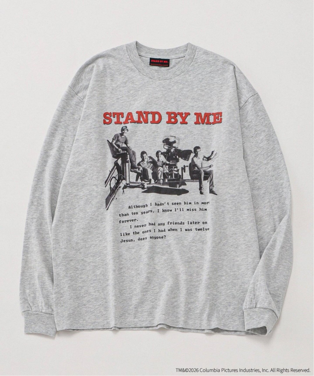 映画「STAND BY ME」とJOURNAL STANDARD relumeの特別コラボロンT発売