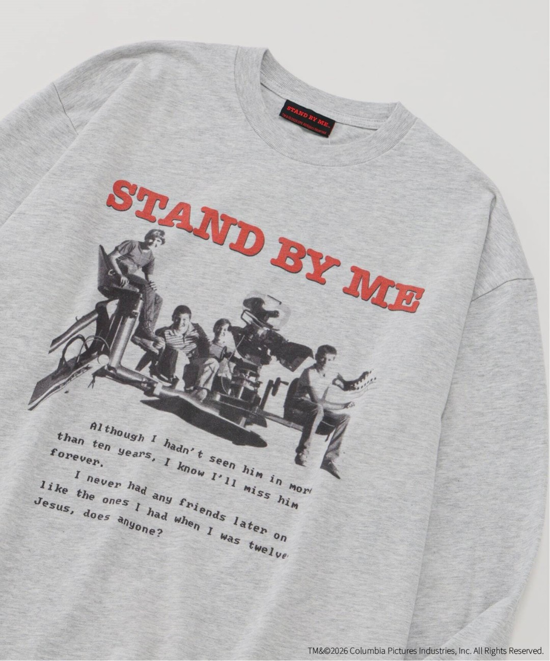映画「STAND BY ME」とJOURNAL STANDARD relumeの特別コラボロンT発売