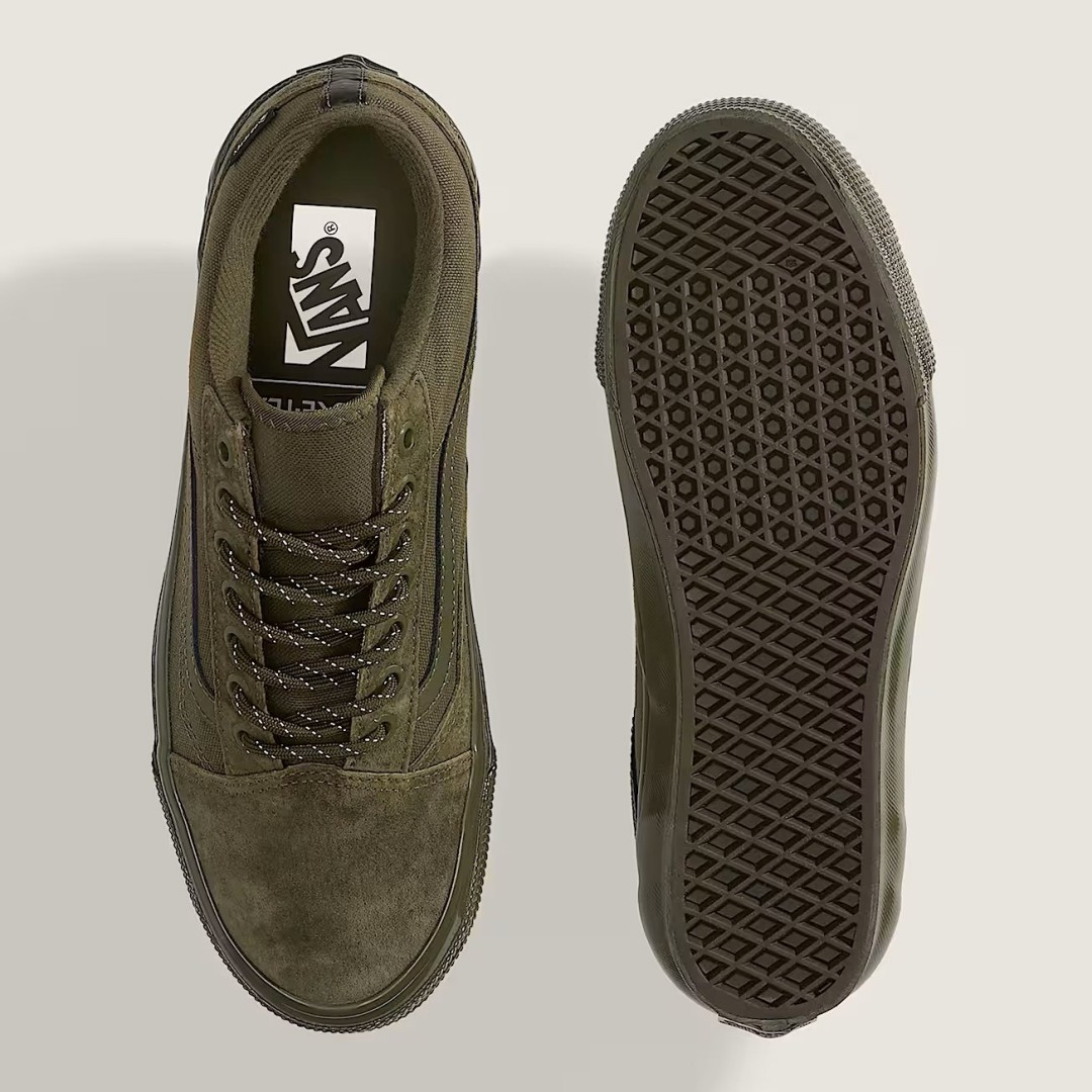 【2026年 10/1 発売】VANS PREMIUM OLD SKOOL GORE-TEX ブラック/モッシーオリーブ
