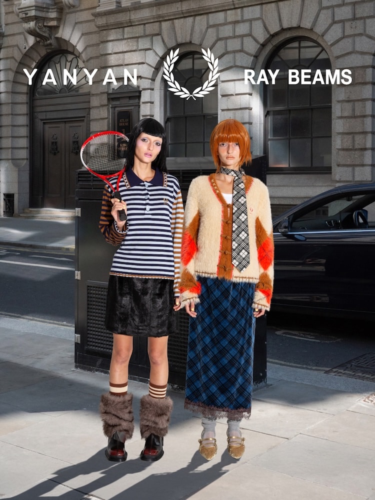 YanYan × FRED PERRY × Ray BEAMS ニットポロシャツ・カーディガン 2026年10月23日発売