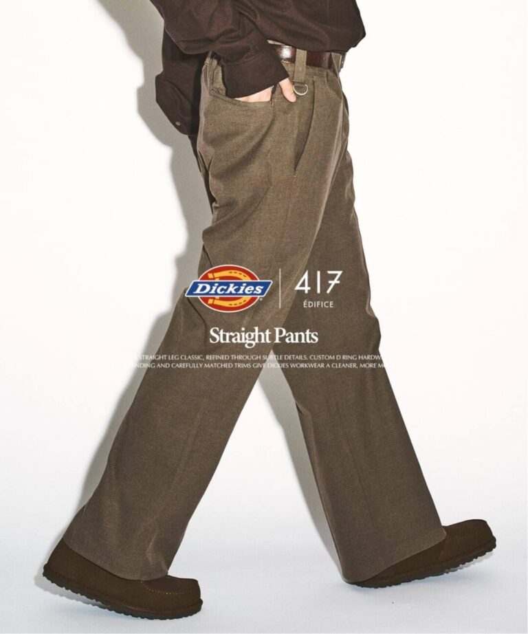 417 EDIFICE × Dickies ストレートパンツ TB2041 2026年10月下旬発売