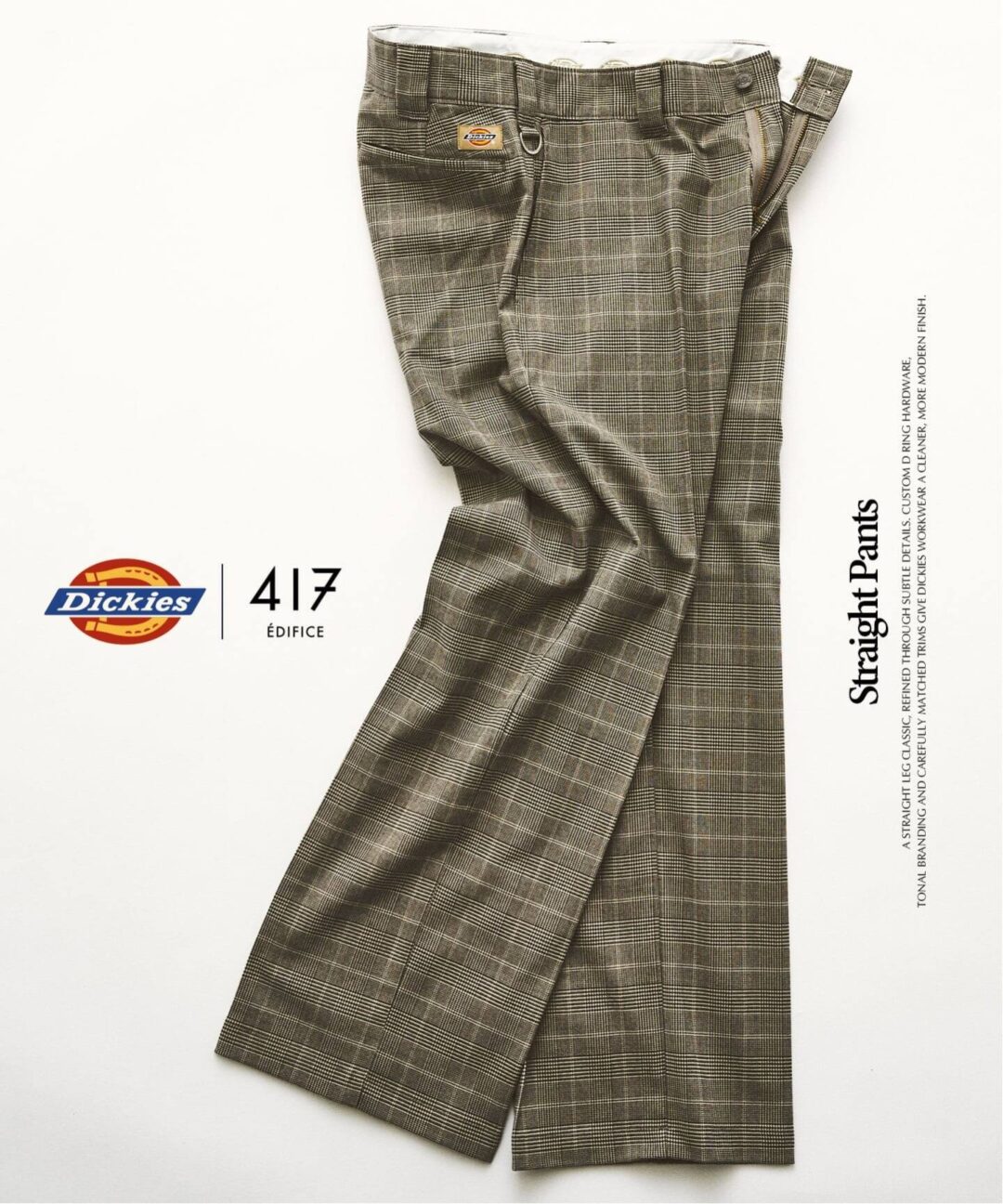 417 EDIFICEとDickiesの別注ストレートパンツ、10月下旬発売