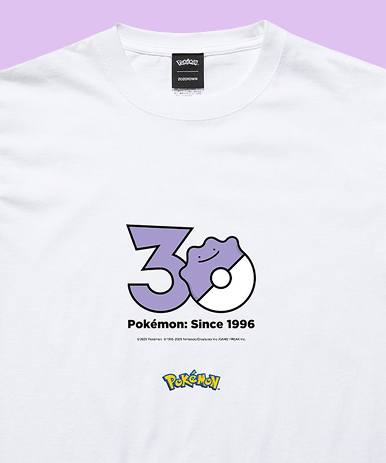 ポケモン30周年記念!1,025匹ロゴTシャツが登場