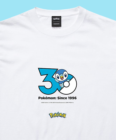 ポケモン30周年記念!1,025匹ロゴTシャツが登場
