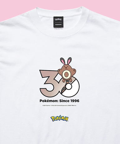 ポケモン30周年記念!1,025匹ロゴTシャツが登場