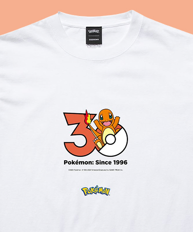 ポケモン30周年記念!1,025匹ロゴTシャツが登場