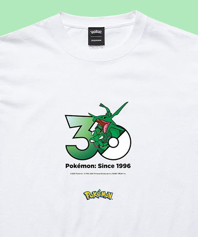 ポケモン30周年記念!1,025匹ロゴTシャツが登場
