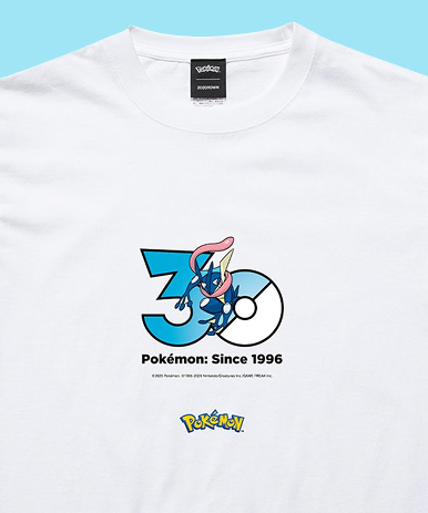 ポケモン30周年記念!1,025匹ロゴTシャツが登場