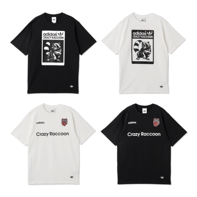 CRAZY RACCOON × atmos × adidas Originals TEE 2026年10月31日発売！