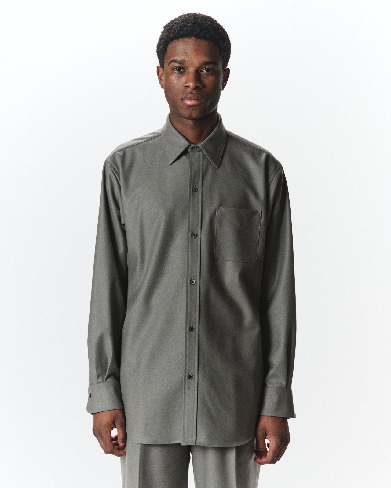 MARKAWARE 2/2/96 Wool Flannel / Regular Fit Dress Shirt A26C18SH01C 予約開始日10月8日