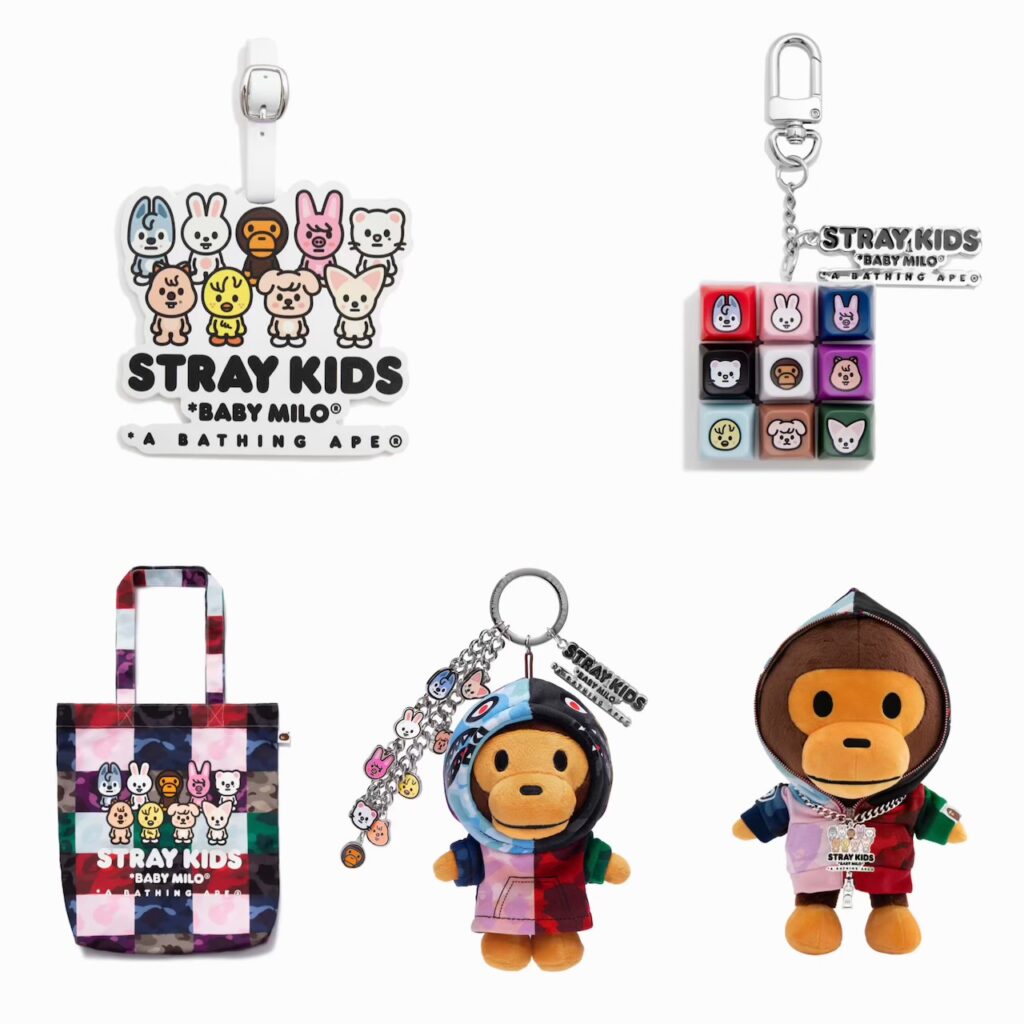BAPE® x Stray Kids コラボノベルティ - 型番: IO8766-800 - 発売日: 2026年10月17日・30日