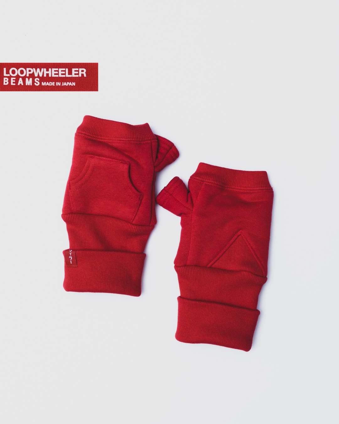 LOOPWHEELER × BEAMS JAPAN「NIPPON RED」コレクション10/17発売