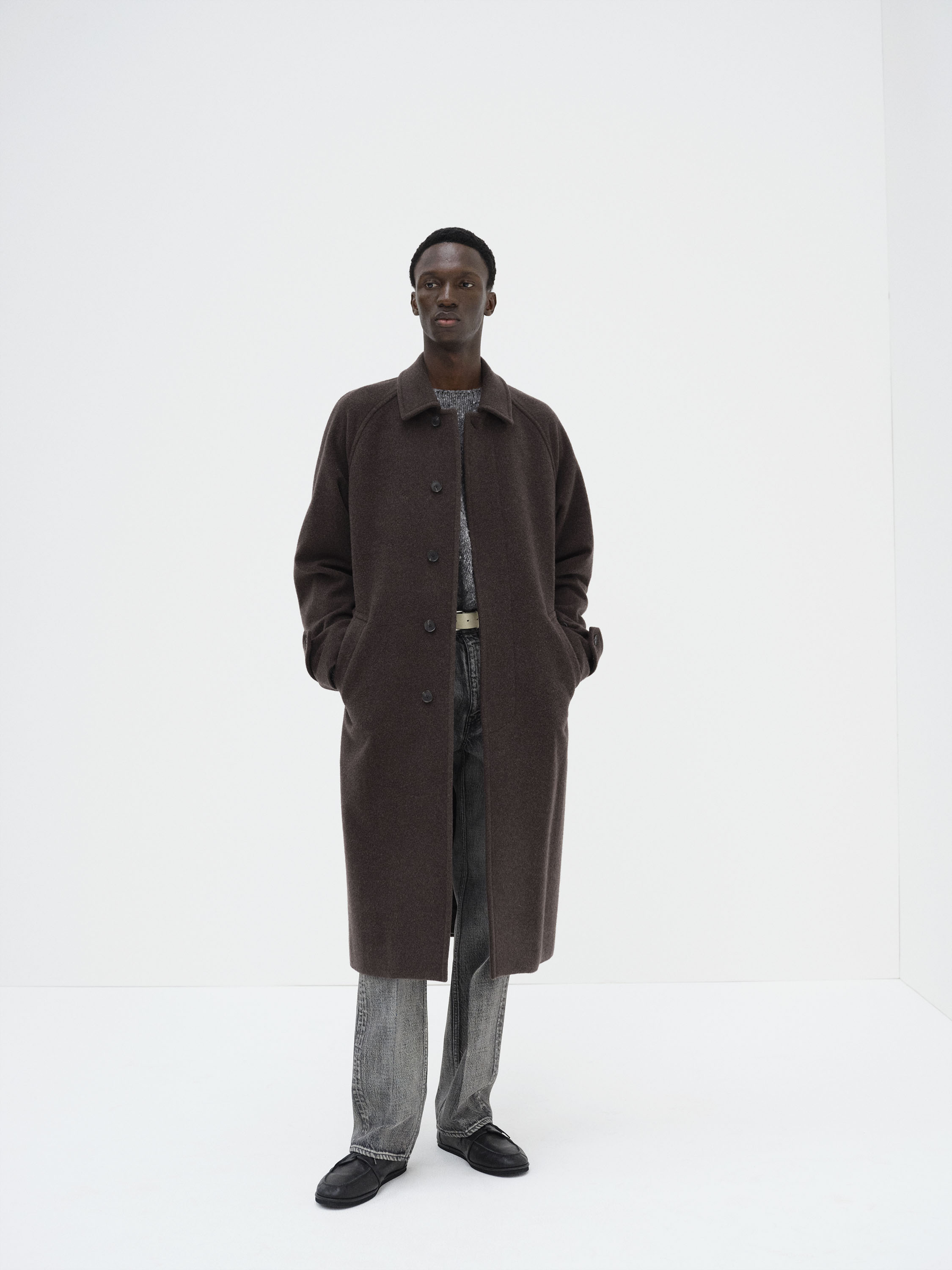 AURALEEの新作！SUPER FINE WOOL MOSSER SOUTIEN COLLAR COAT