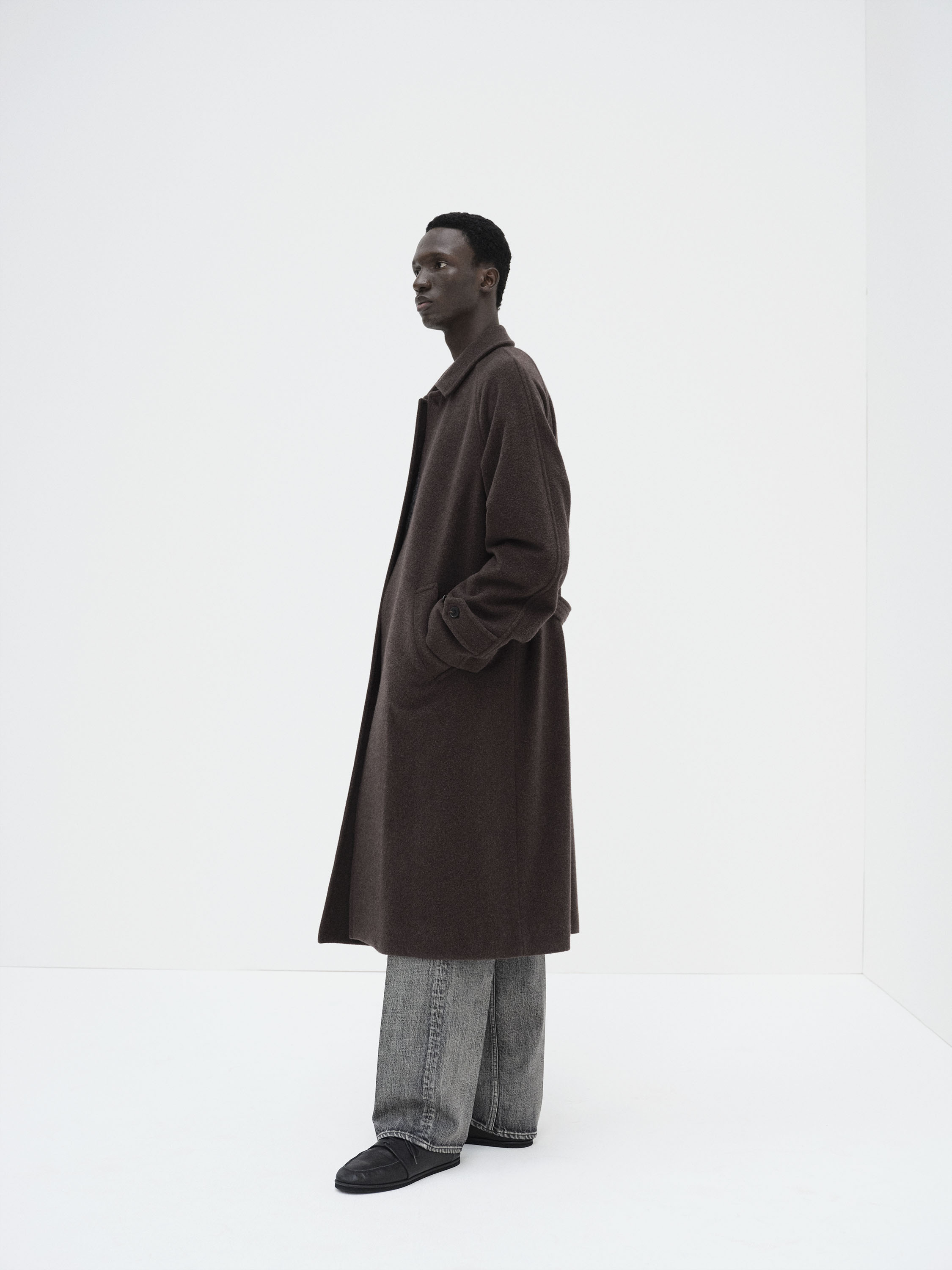 AURALEEの新作！SUPER FINE WOOL MOSSER SOUTIEN COLLAR COAT