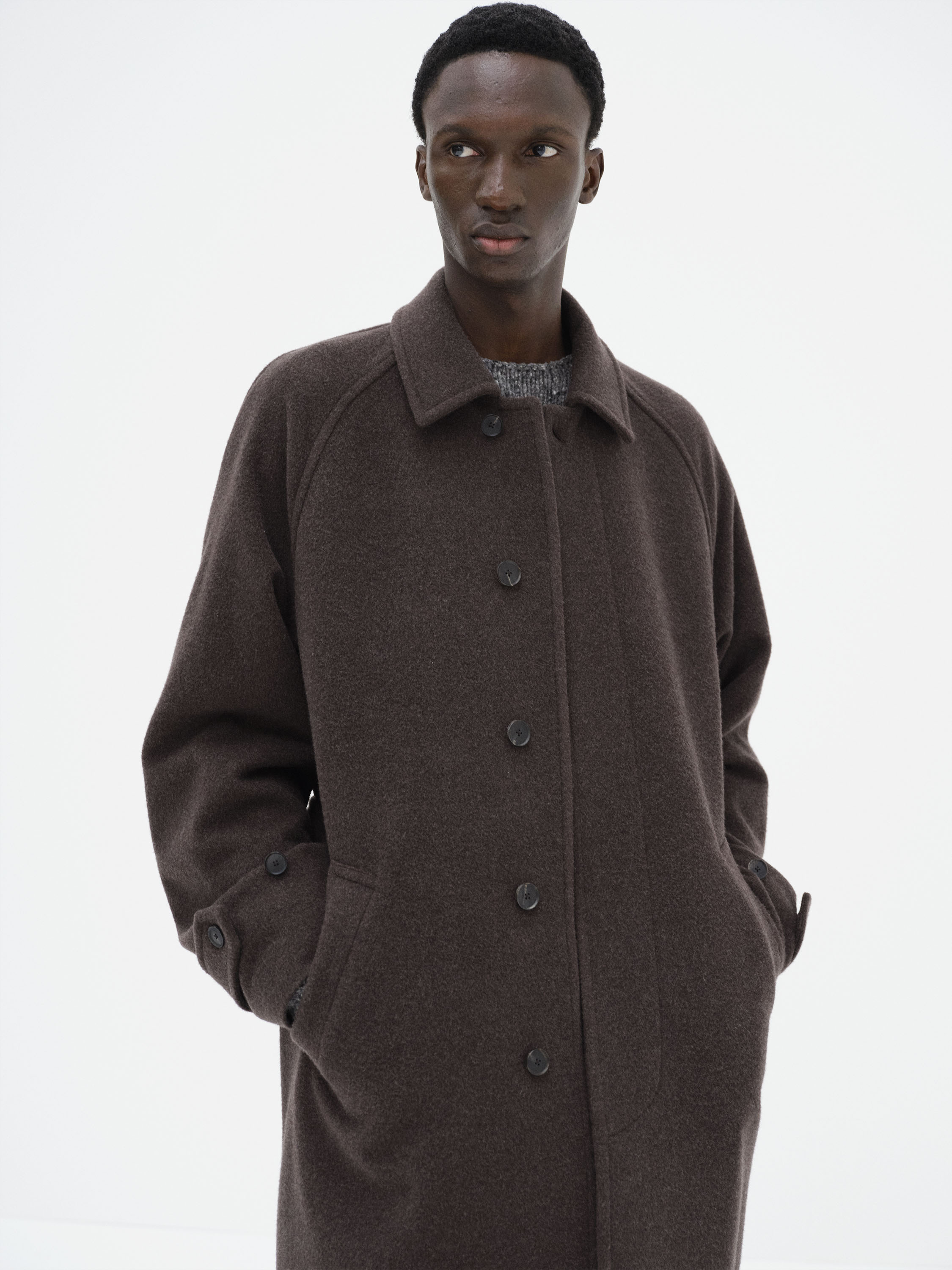 AURALEEの新作！SUPER FINE WOOL MOSSER SOUTIEN COLLAR COAT