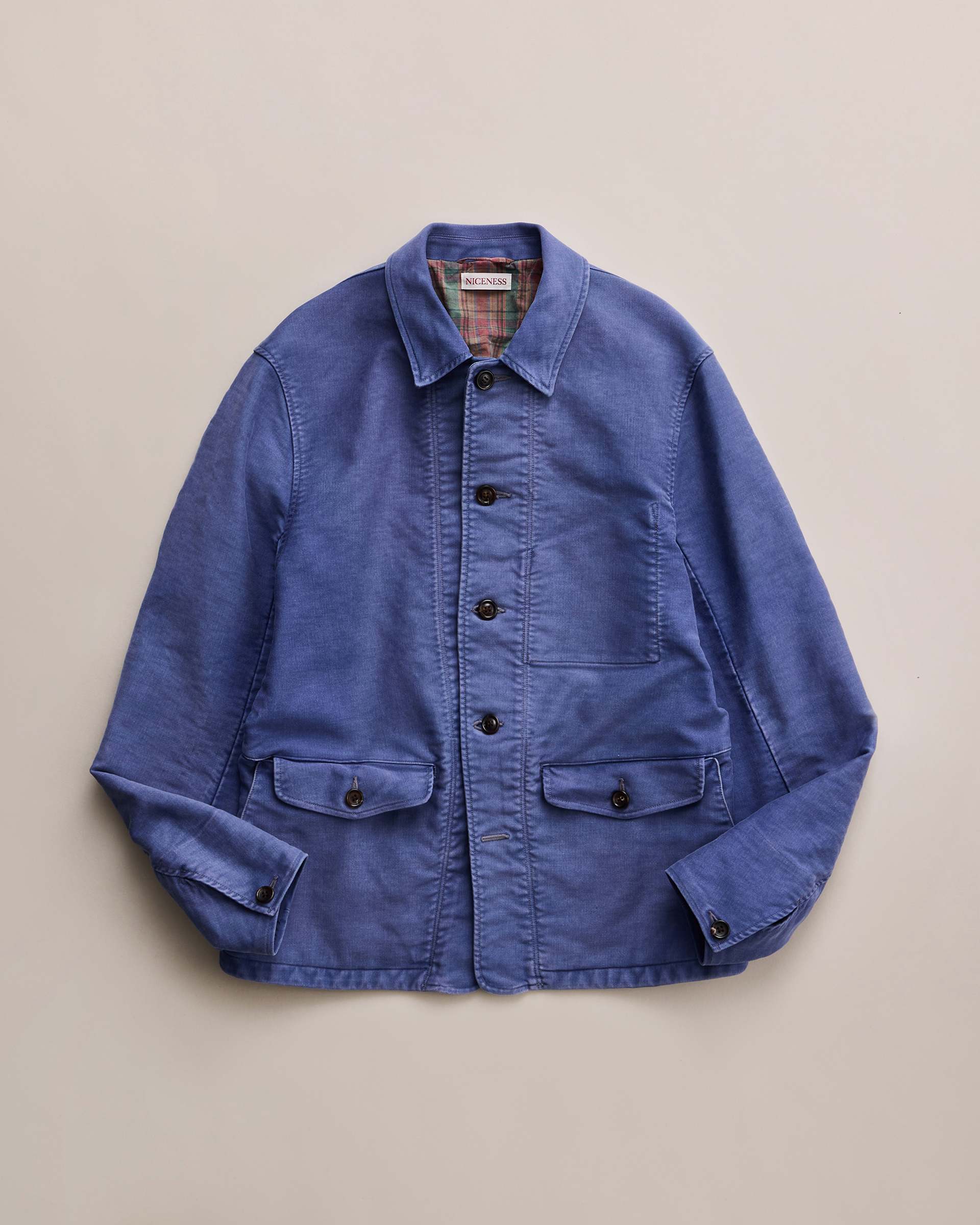 NICENESS TRAFFORD Aged-Effect Moleskin Car Coat NN-1502B18TRAFFORD 2026年発売予定