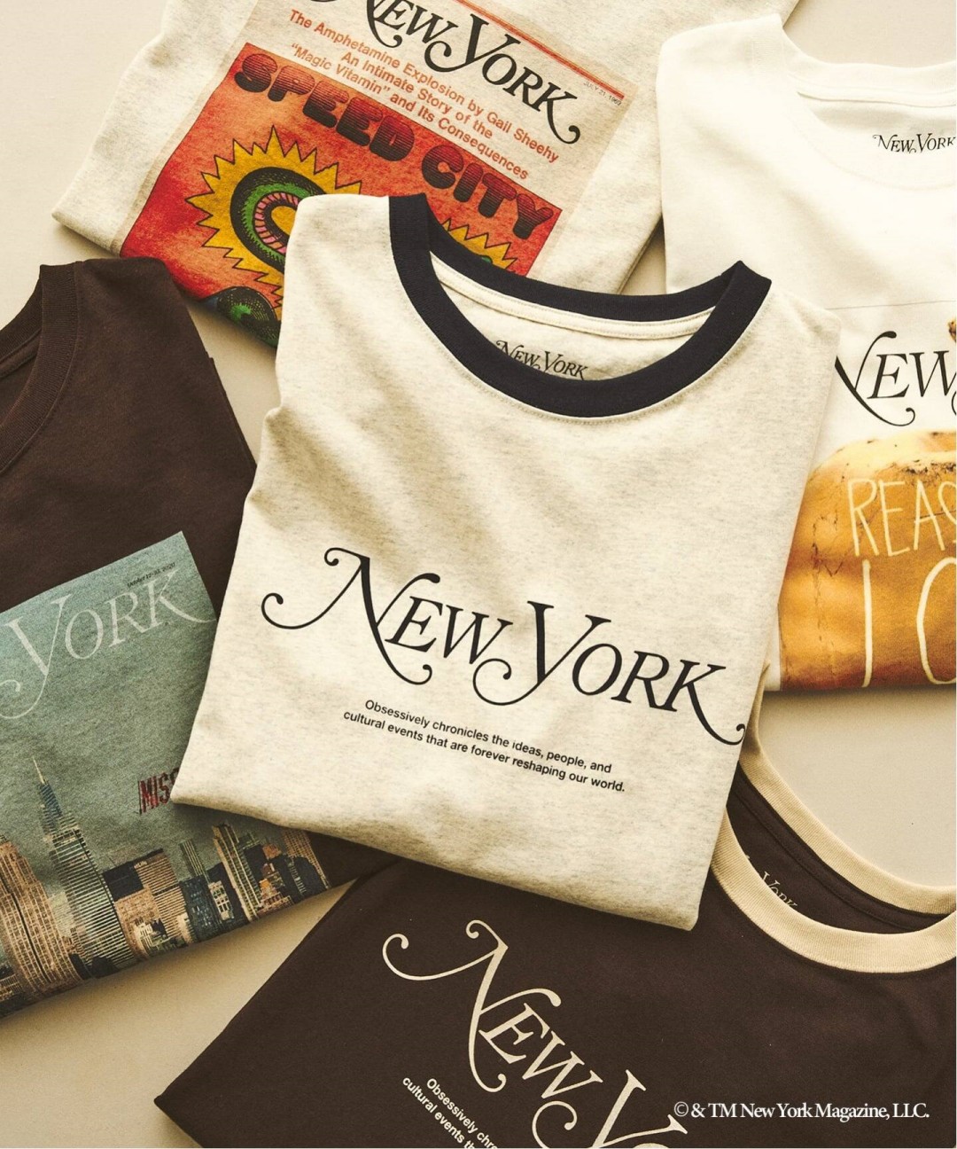 417 EDIFICE × NY MAGAZINE 別注ロングスリーブTシャツとキャップ発売
