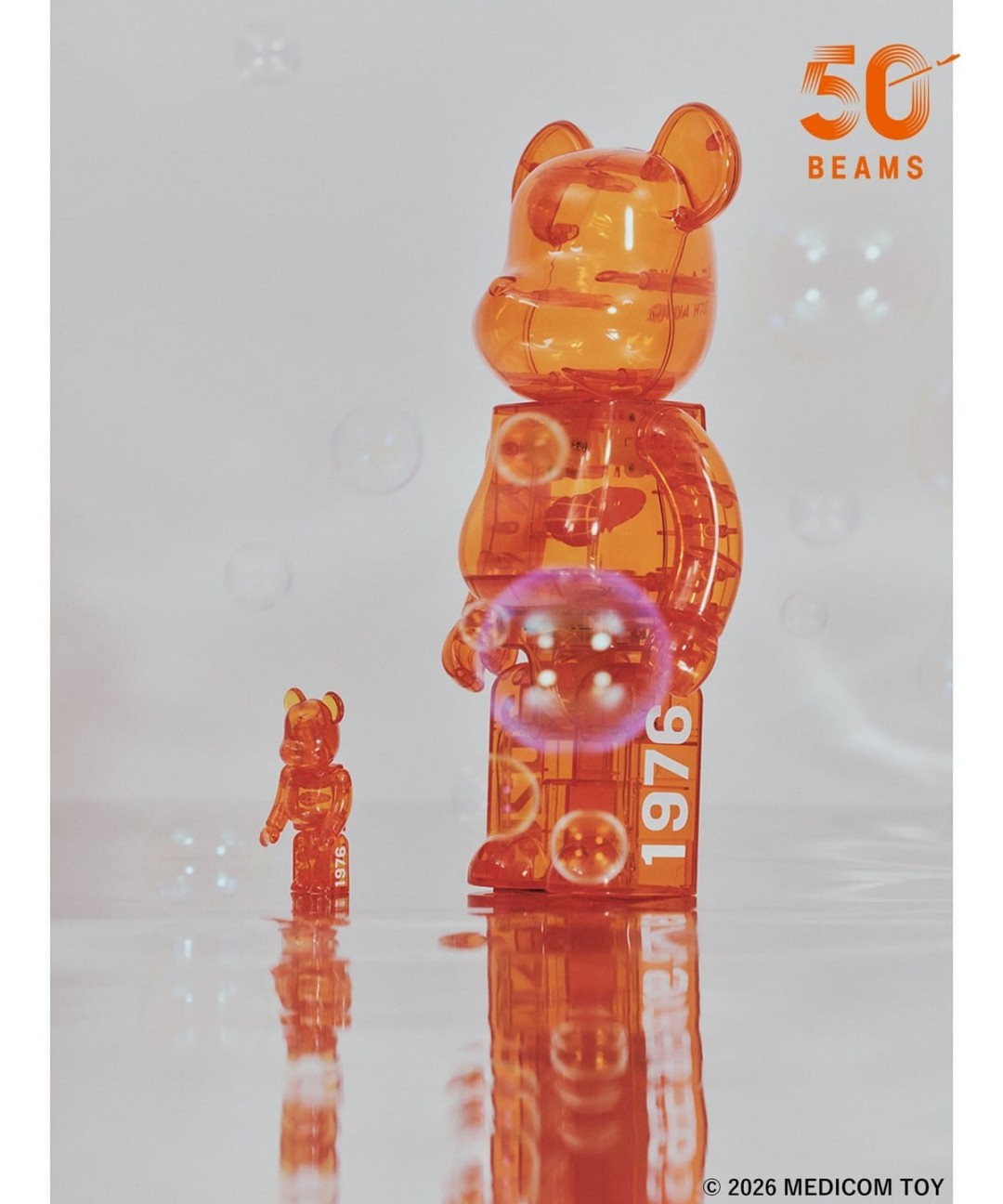 Goss!p｜BE@RBRICK × BEAMS 50周年記念モデルが登場